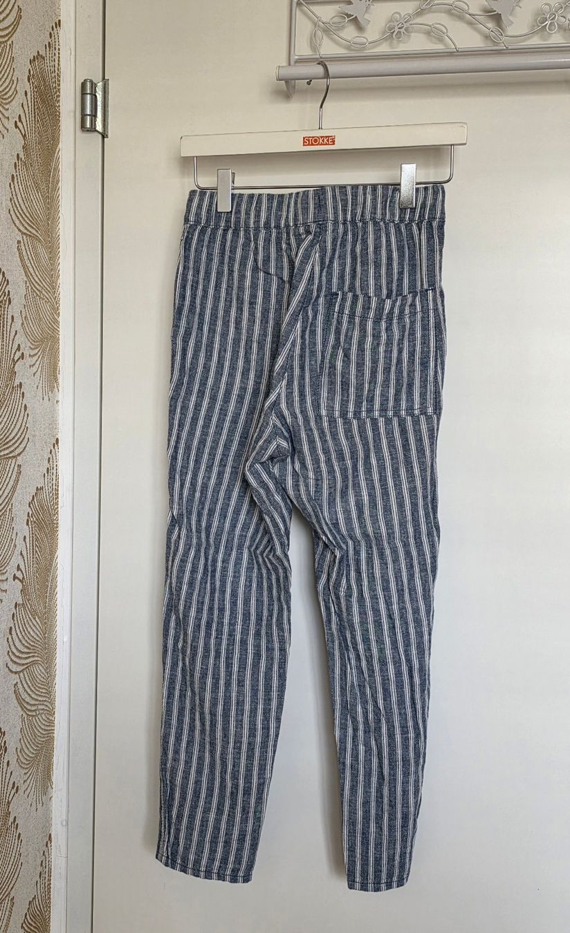 H&M Pantaloni: gestreifte Leinenhose Gr. 140 – Nuovo (secondo la descrizione) da Zürich venduto da Londonista 1