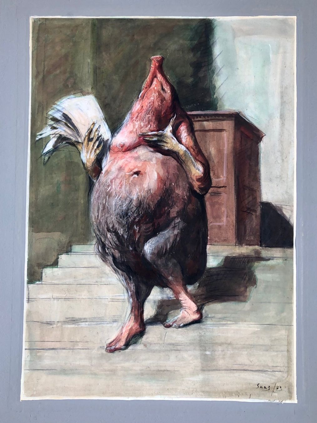 Gemälde: Ölbild von Hans Ulrich Saas / Sanary – Gebraucht aus Winterthur von Barunggeli 1