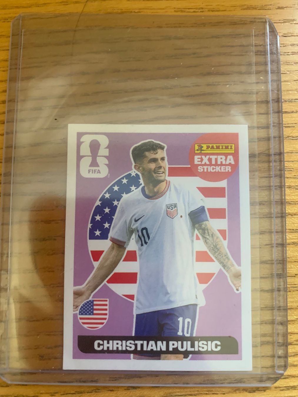 Panini Sammelbilder & Trading cards: Panini Extra Sticker Christian Pulisic pink – Gebraucht aus Zürich von Kasza 1