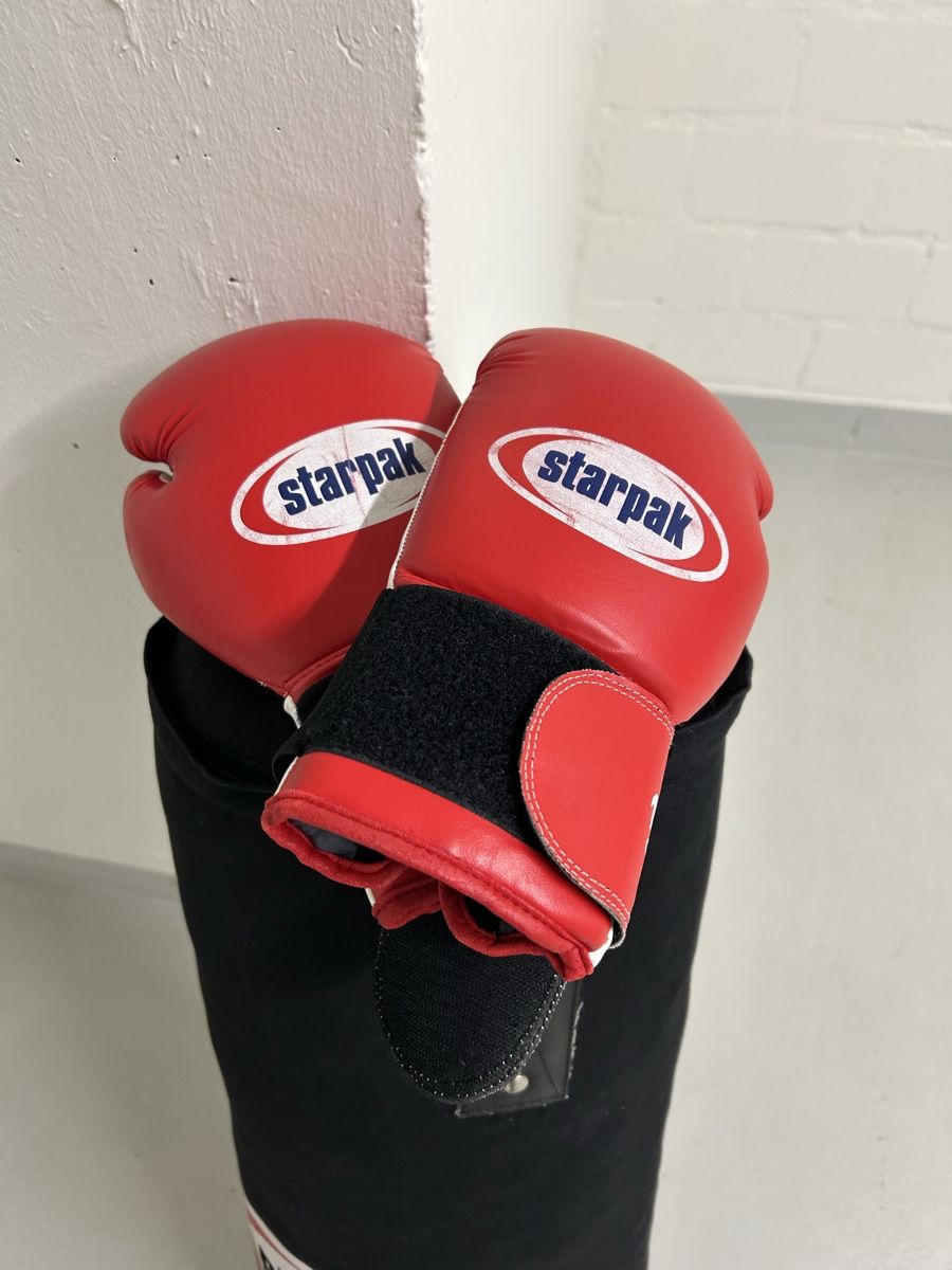 Sacchi da boxe: Boxsack mit Gestell und Boxhandschuhe !! – Usato da Allschwil venduto da Haffelow 5