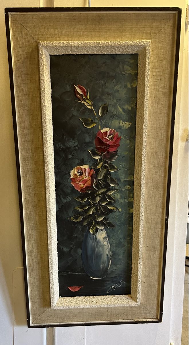Tableaux: Zu verkaufen ein wunderschönes Rosen bild  – D'occasion à Gwatt (Thun) par ate_6ng8 3