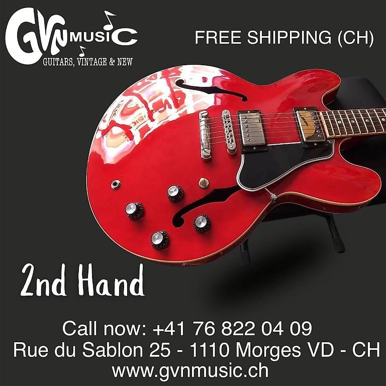 Musikinstrumente: Guitar Gibson Es 335 Dot cherry gloss LEGEND! – Gebraucht aus Morges von GvnMusic