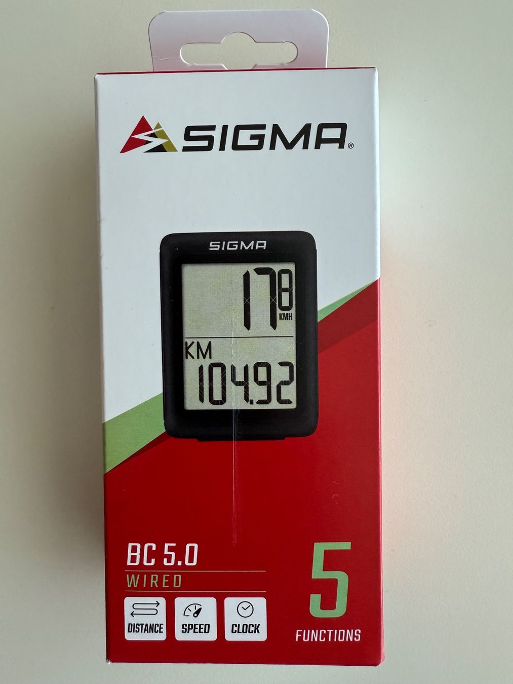 Pezzi di ricambio: Sigma Velocomputer BC 5.0 WR – Nuovo e nell'imballaggio originale da St-Gingolph venduto da GoldenKeys