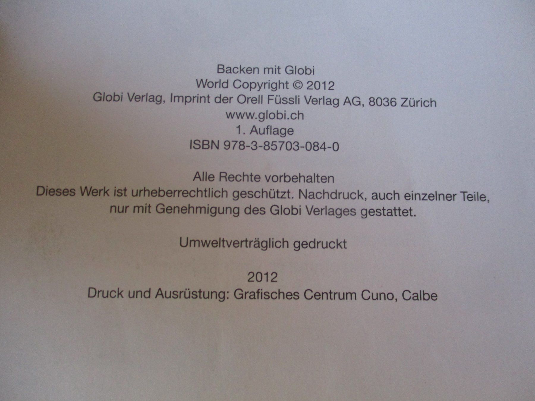 Libri: Buch Backen mit Globi – Usato da Birsfelden venduto da alles-muss-raus 1