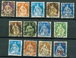 Sammlung Helvetia mit Schwert mit NR. 107 (A157)
