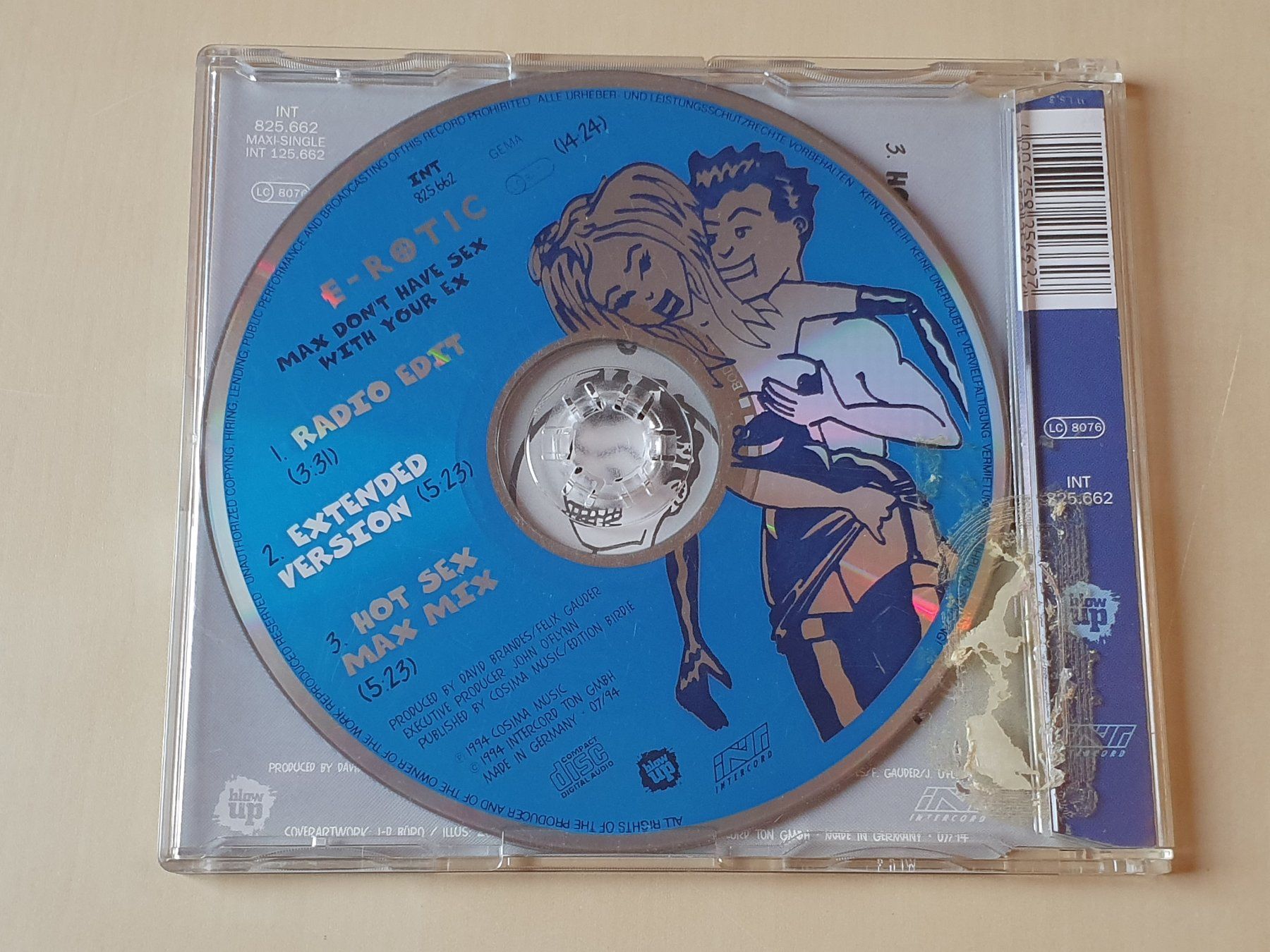 CD: E-Rotic Max dont have Sex with your Ex – Usato da Stansstad venduto da collectorsshop 1