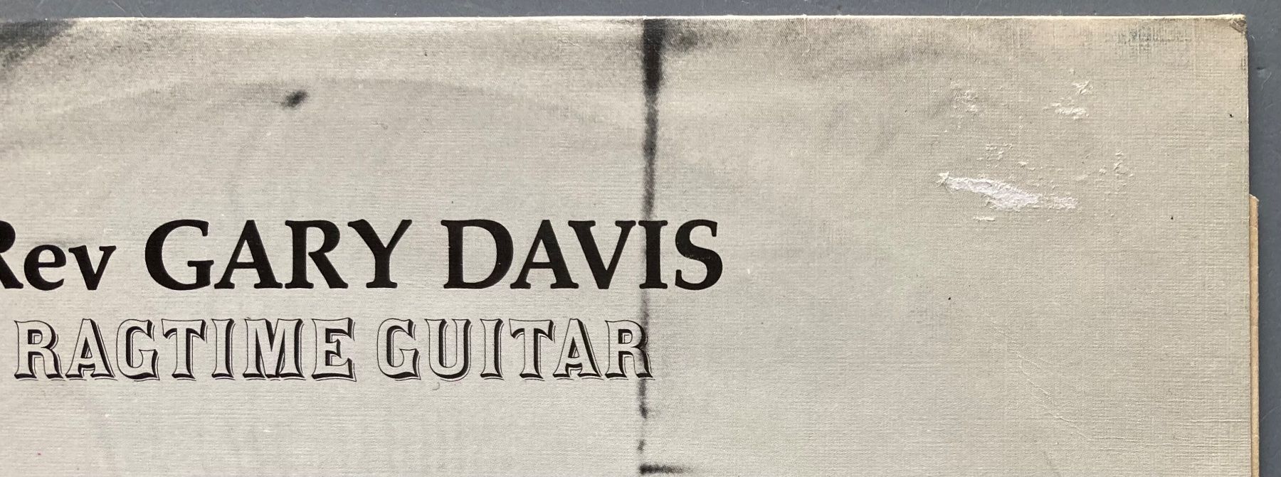 Dischi in vinile: REV. GARY DAVIS - RAGTIME GUITAR – Usato da Poliez-Pittet venduto da Newtown-Records 3