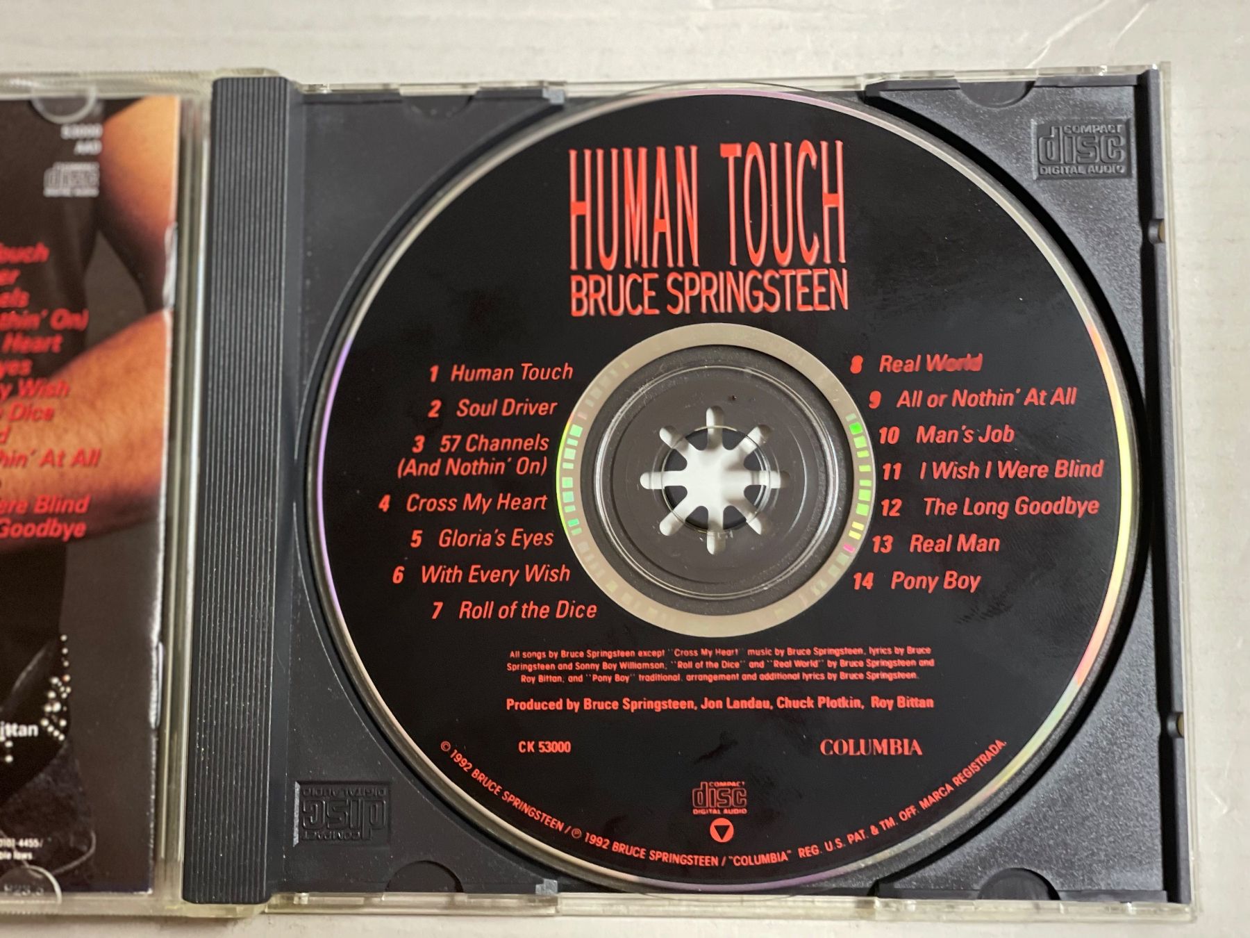 CDs: Bruce Springsteen - Human Touch – D'occasion à Muri b. Bern par AdidasCollector 1