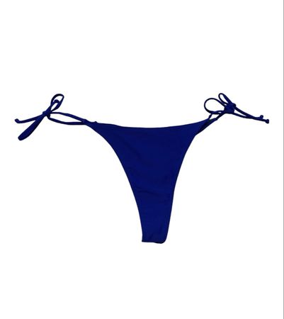 Neu Blauer Bikinihose zum binden Grösse L