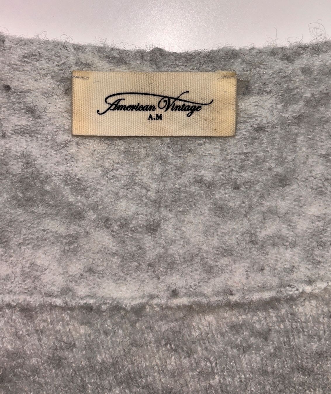 Maglioni & Felpe: Pullover DAMSVILLE von AMERICAN VINTAGE, hellgrau, M/L – Usato da Kreuzlingen venduto da peetzii 5