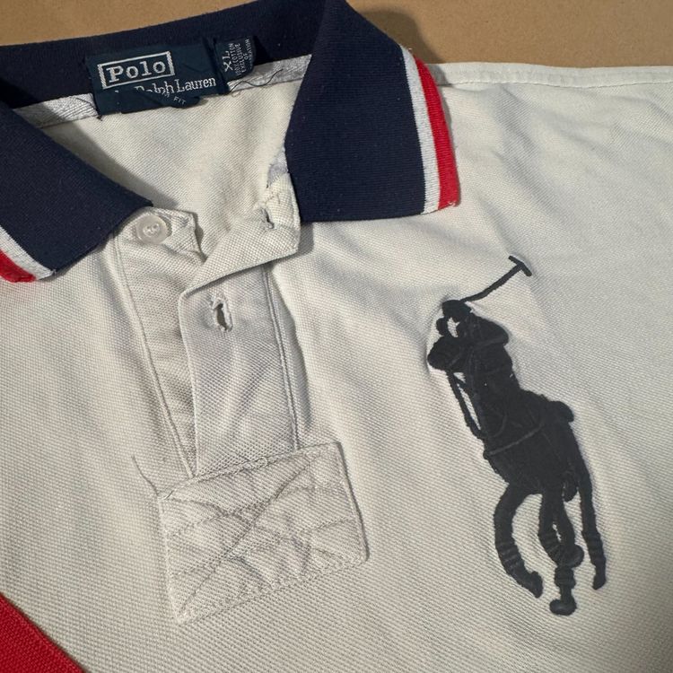 Ralph Lauren Magliette Polo: Polo Ralph Lauren United States white polo poloshirt – Usato da Rheinfelden venduto da sourced_limited 2