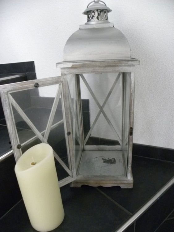 Lanternes: Rustikale Laterne/Windlicht Shabby Chic – D'occasion à Walterswil SO par mel_5b2h 1