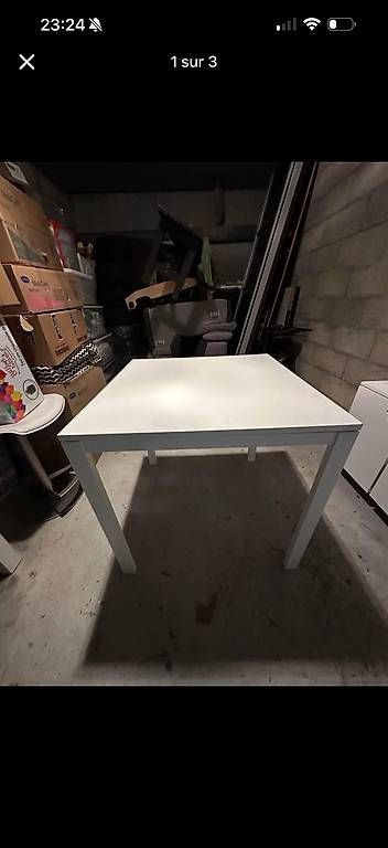 Tables: Table à manger Melltorp Ikea – D'occasion à Genève par luc_lry9