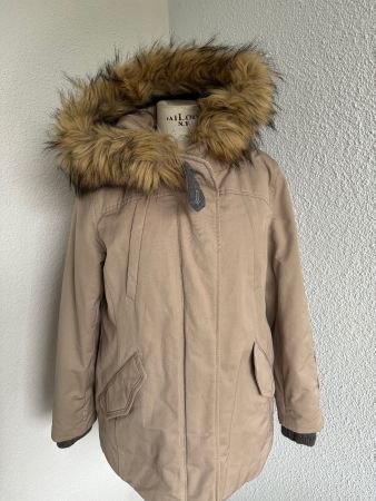 Marc O' Polo Damen Winterjacke Beige Gr. 40 Baumwolle