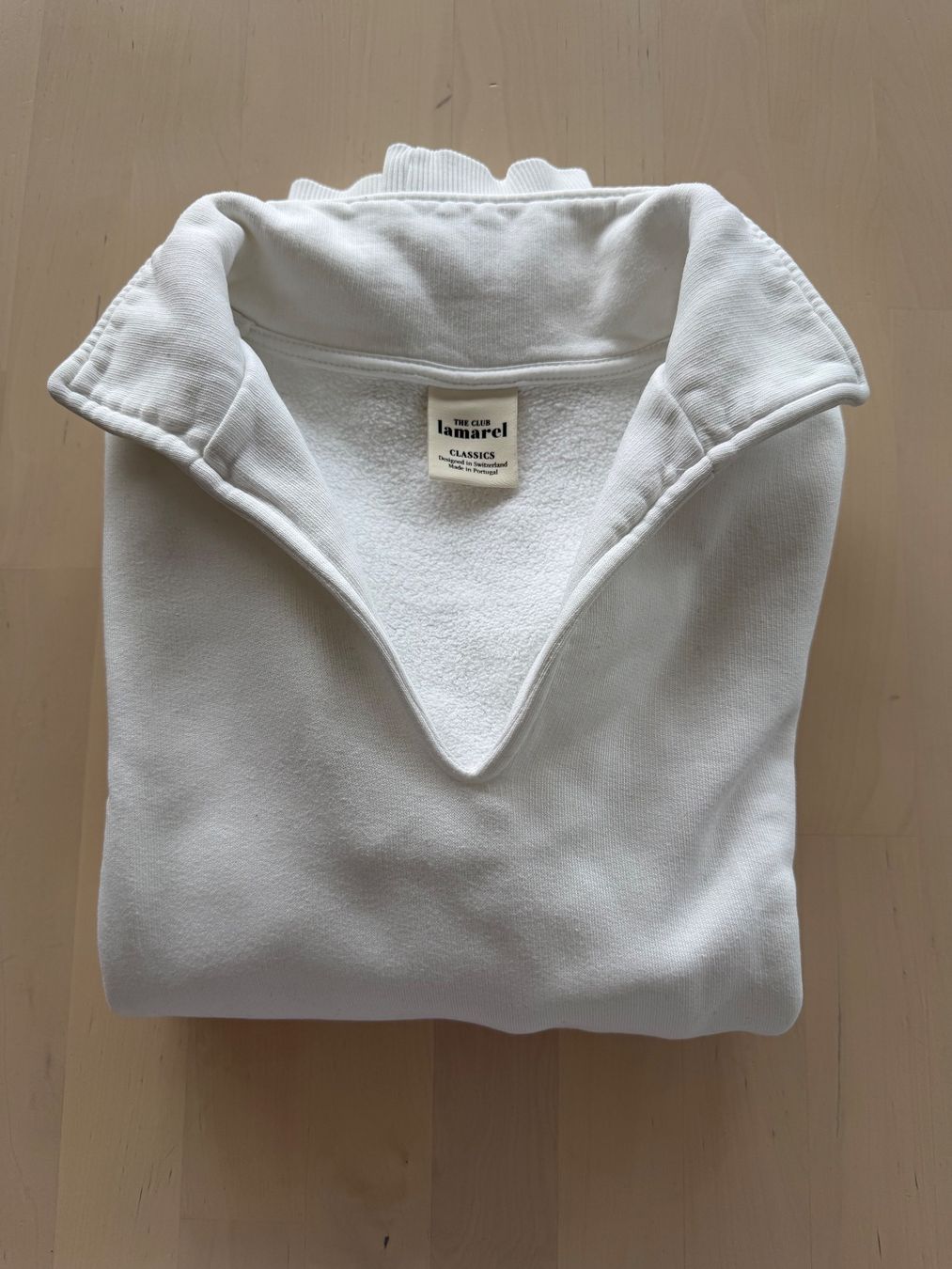 Lamarel Maglioni & Felpe: Lamarel V-Ausschnitt Pullover in Weiss – Nuovo (secondo la descrizione) da Glattpark(Opfikon) venduto da infinite_bags101
