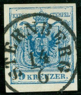 Alle Briefmarken: 1850/58 Alt-Österreich – Gebraucht aus Zürich von yago-rot