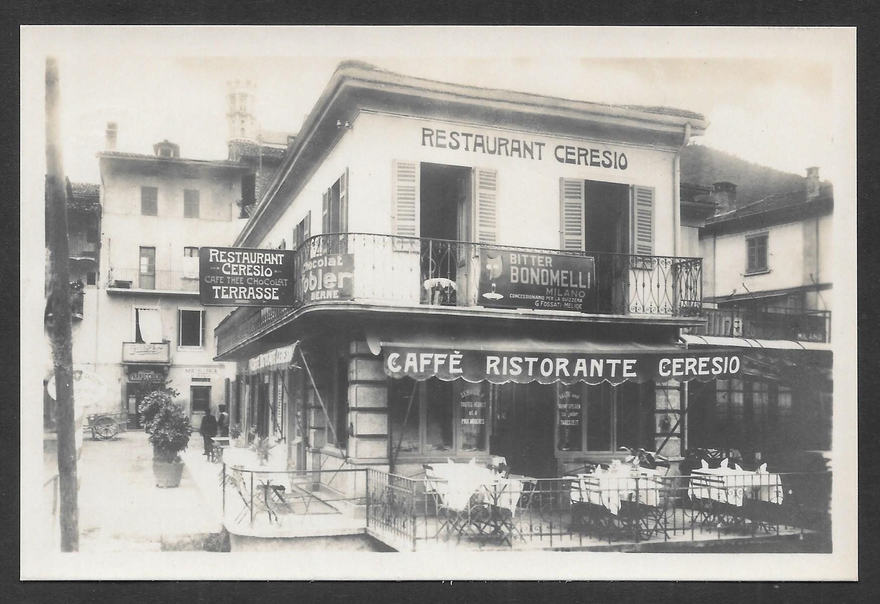 Ansichtskarten: Ponte Tresa Caffé Ristorante Ceresio – Gebraucht aus Olten von clotaldi