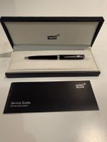 Montblanc black ballpoint pen, original case, certificate