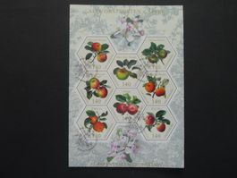 2015 Nr. 1717-1724 im Bogen mit ET-Stempel