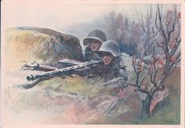 Armée Suisse, L.M.G. in Stellung (1939)