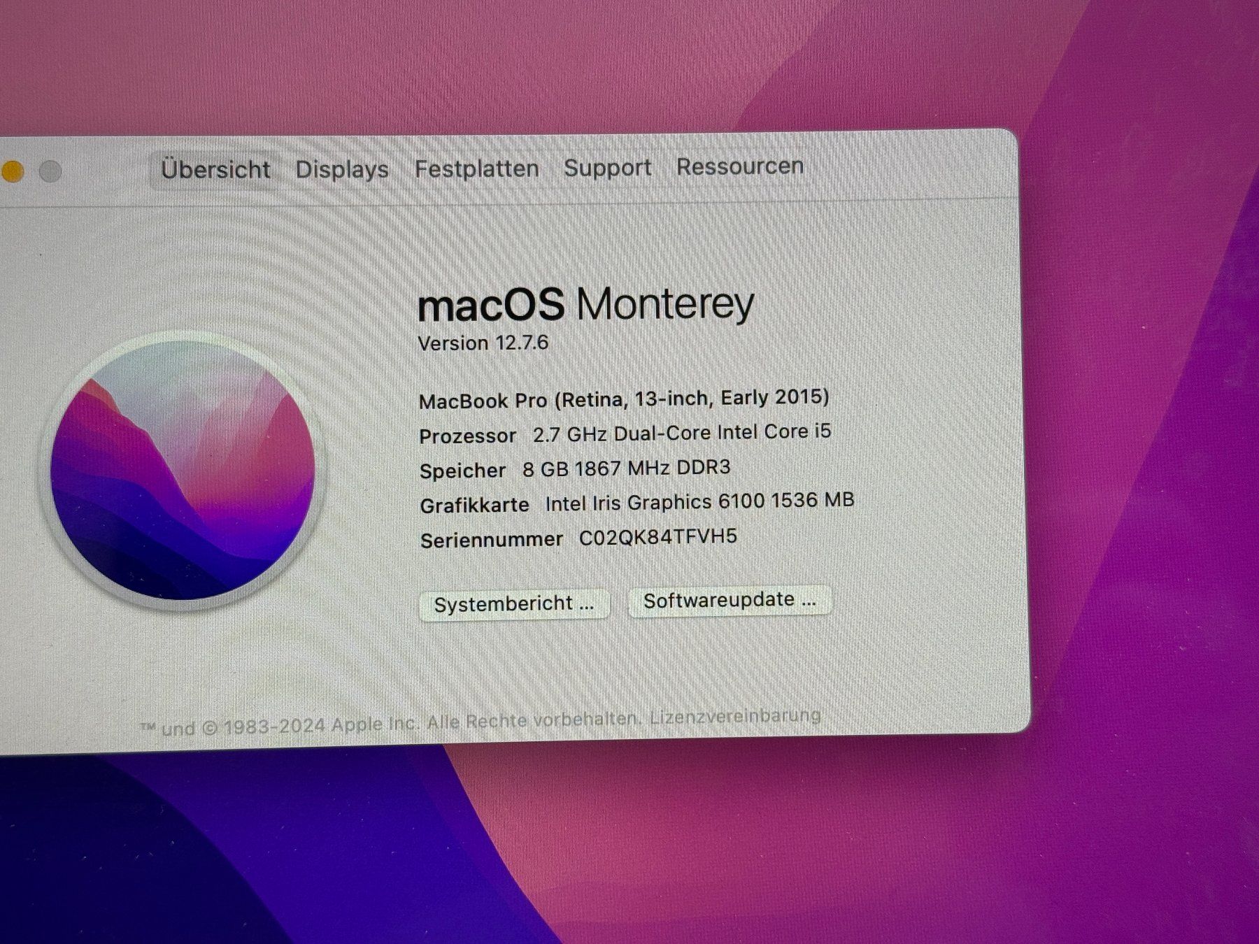 Apple Notebook: MacBook Pro Retina 13 inch Early 2015 – Usato da Au SG venduto da bah_6f5w 6