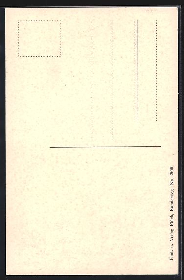Cartoline postali: Kandersteg, Totalansicht mit Blümlisalp – Usato da Berlin venduto da bartko-reher 1