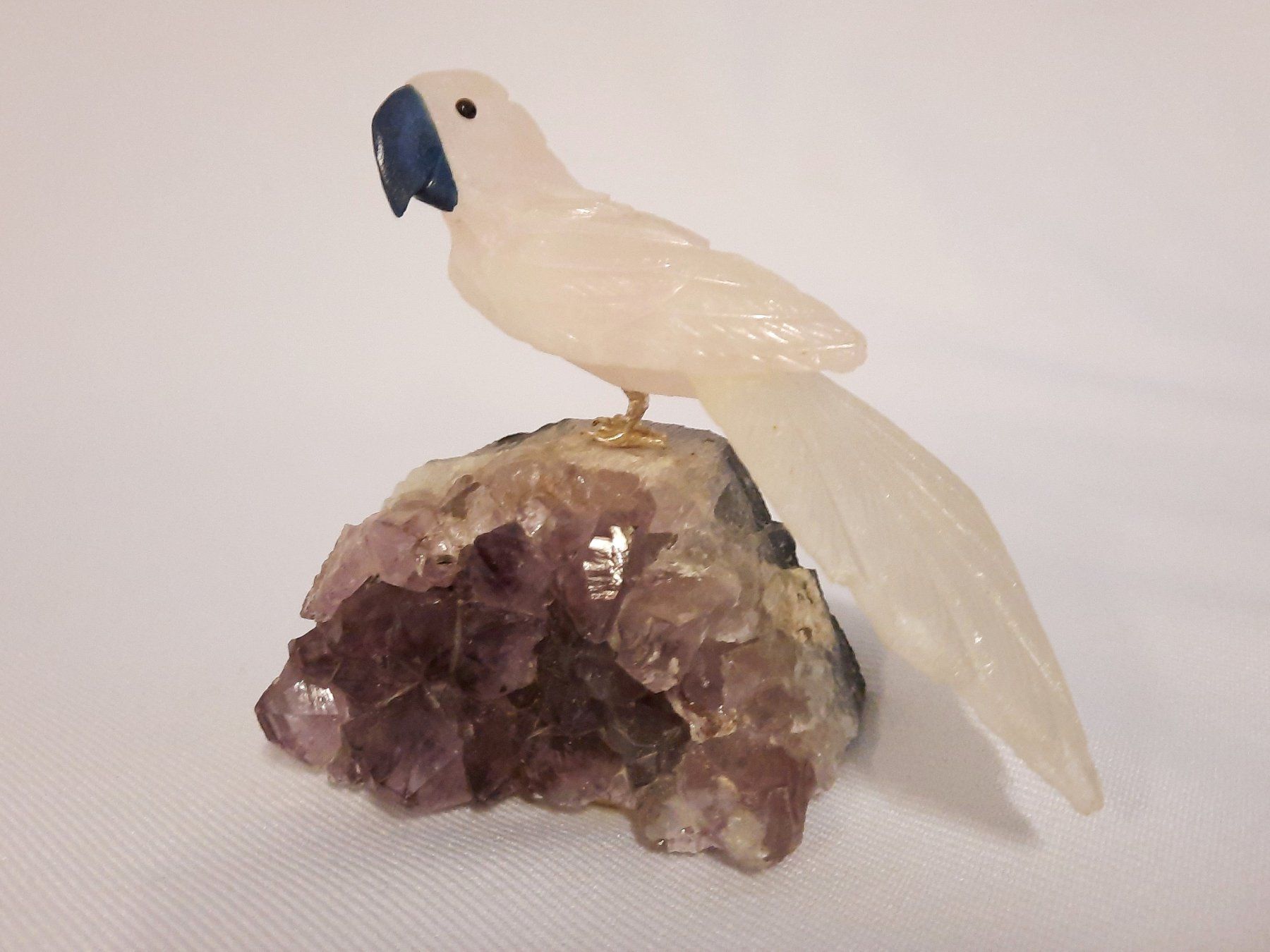 Minerali & Pietre curative: Amethyst Papagei und Kakadu – Usato da Beinwil am See venduto da Restwert_Beinwil 7