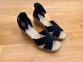Miaki - Sandalen Espadrille mit Keilabsatz/Wedges, 40 - NEU