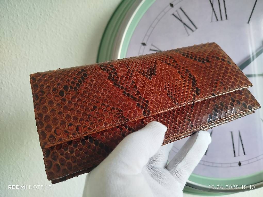 Portemonnaie: Portmonee aus echtem Python-Leder. – Gebraucht aus Rupperswil von Viland_Dann