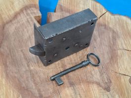 1 Fallen Möbel Schloss mit Schlüssel, DM3.5cm (3683#MBS3)