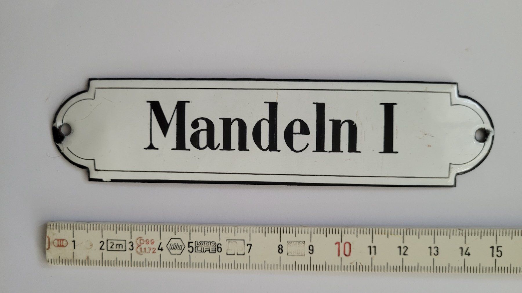 Insegne: Emailschild Mandeln – Usato da nunningen venduto da mic_88k2
