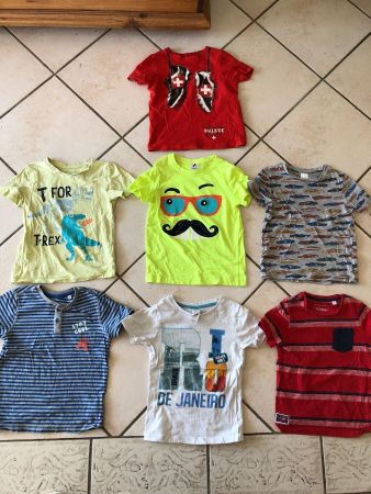 7 coole C&A T-Shirts Gr.116