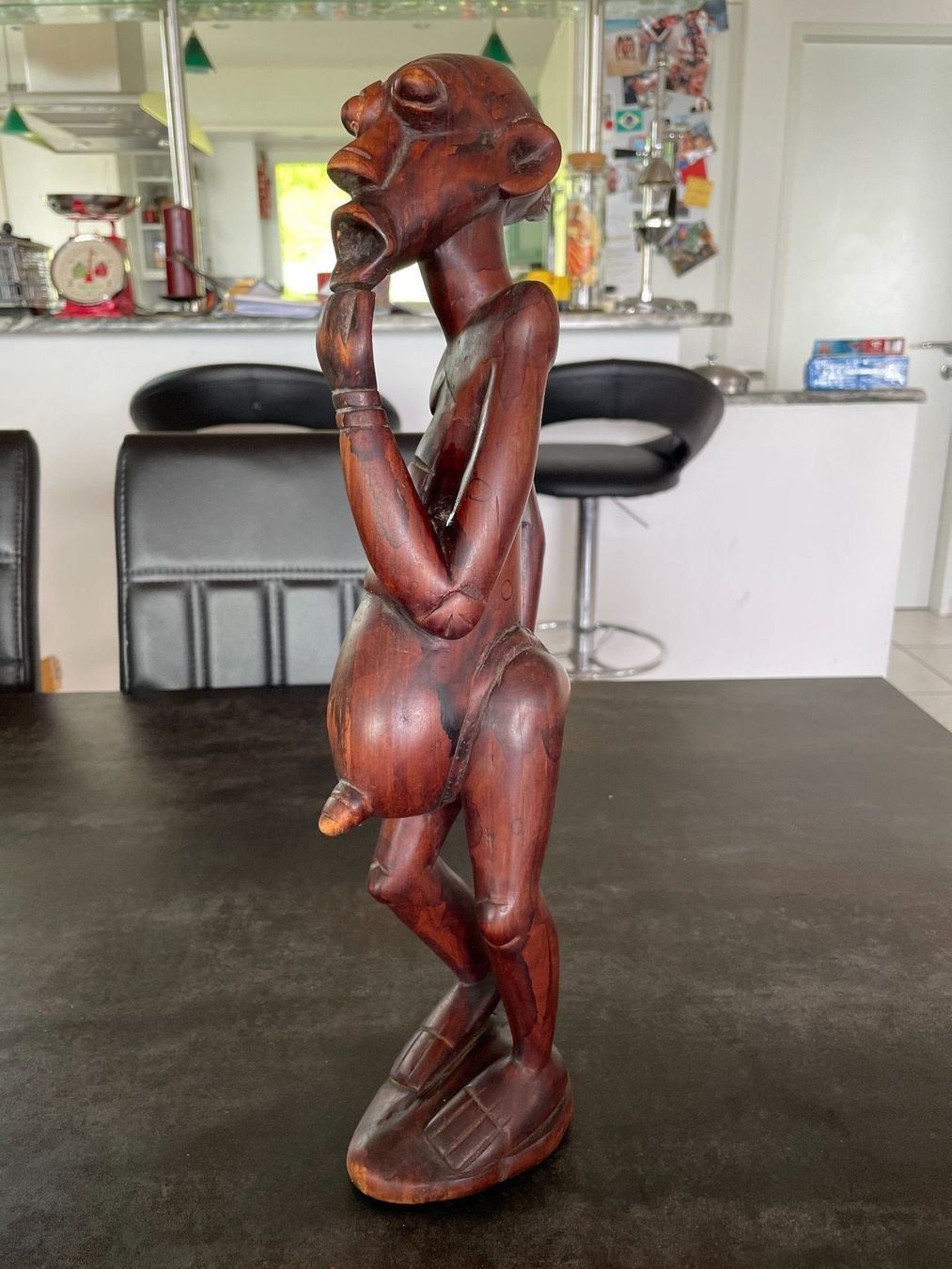 Figuren: Très Ancienne Sculpture Africaine – Gebraucht aus Vallamand von Bricbracbroc82 3