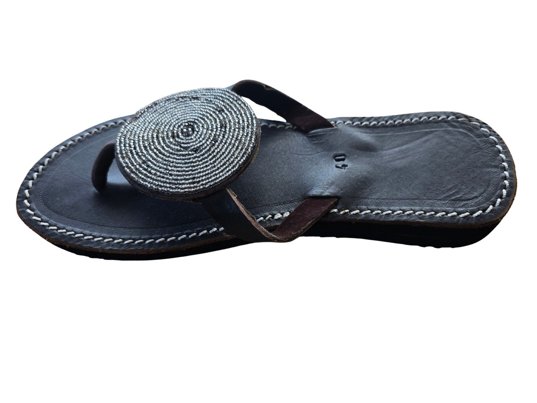 Chaussures femmes: Handgemachte Leder-Sandalen - silber 40 🔥 50% SALE – Neuf avec emballage d'origine à Brione s. Minusio par Littleninja 2