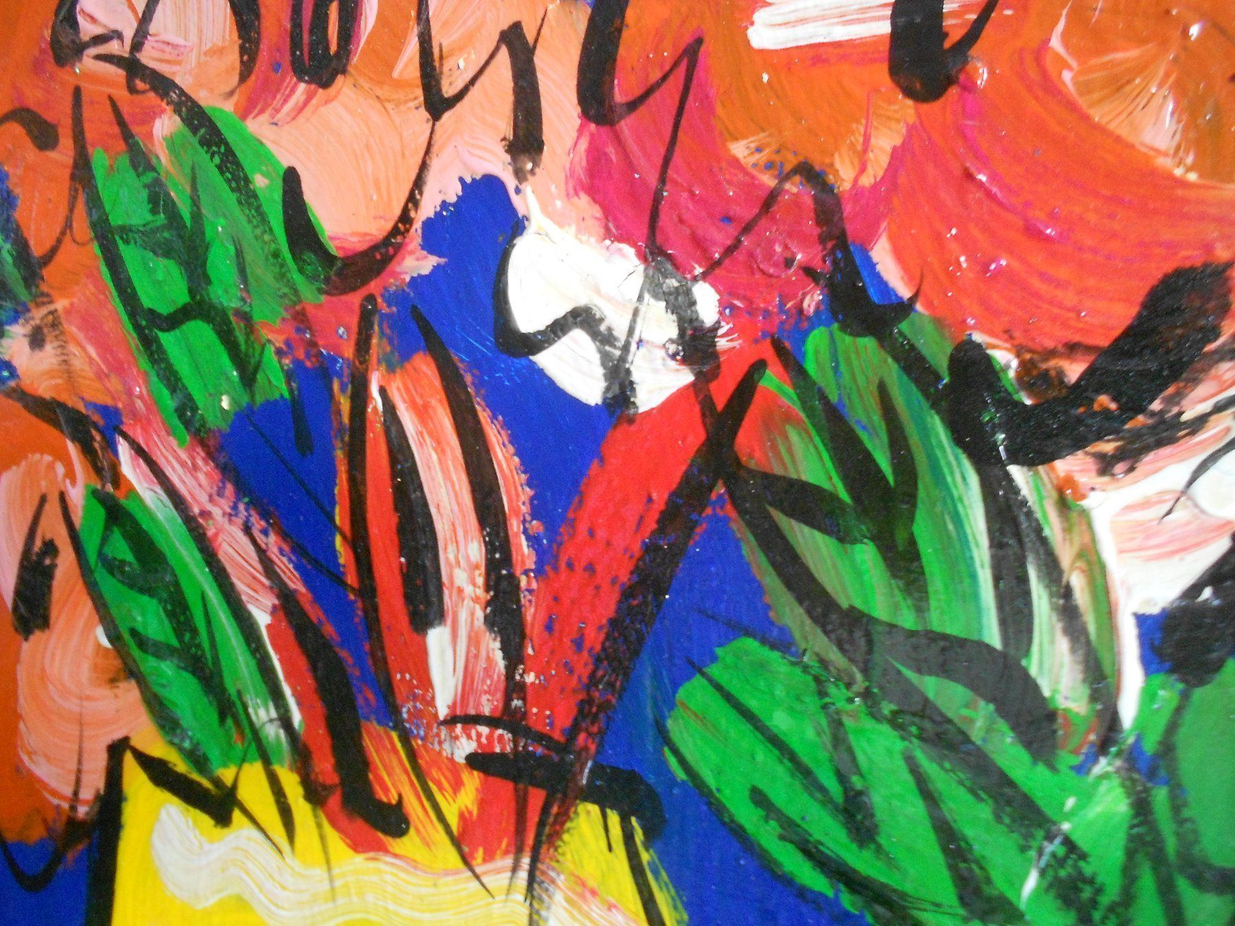 Dipinti: Peter Robert Keil Blumenstrauss 75 - Neo Expressionismus – Usato da Dübendorf venduto da ArtExpression 3