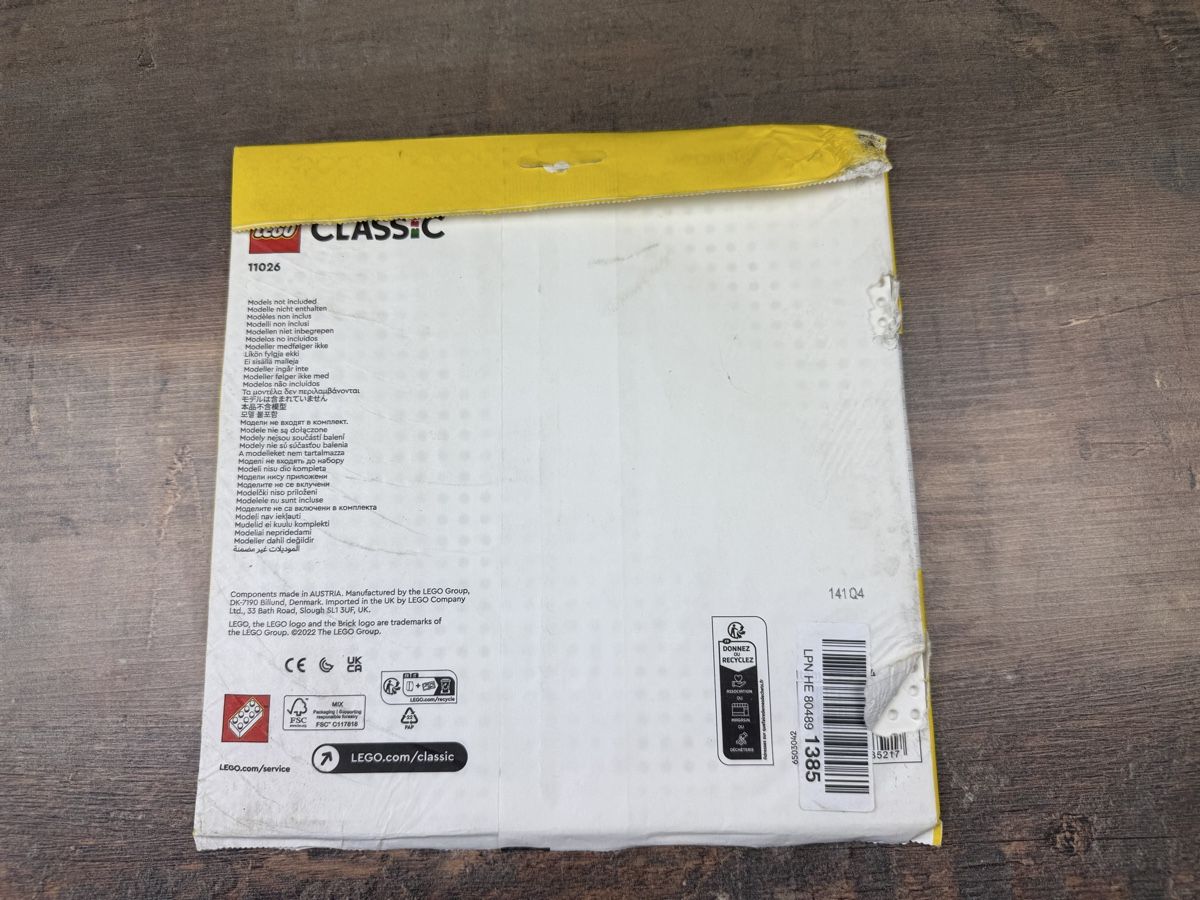 Lego Spielzeuge: LEGO Classic 11026 Bauplatte neu – Neu und originalverpackt aus Hallau von R.R.91 1