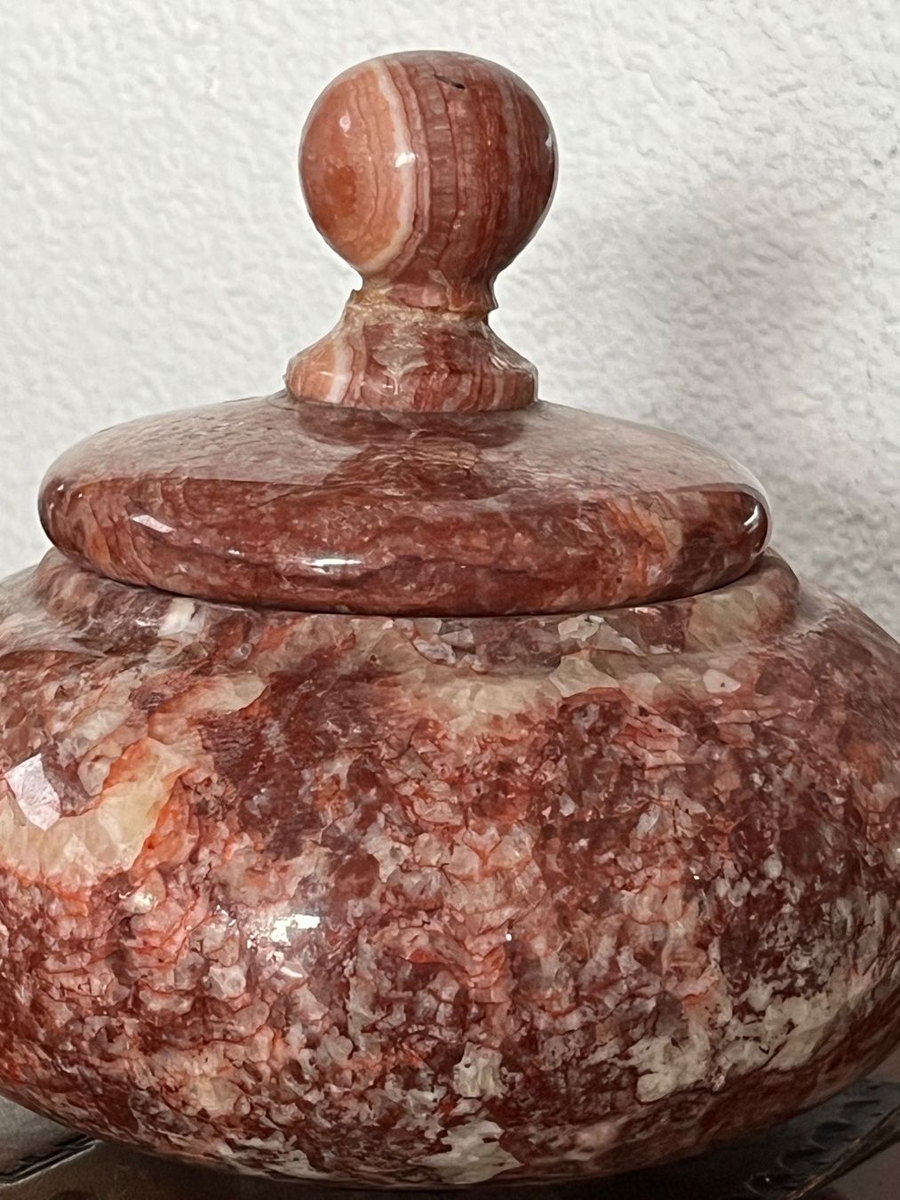 Sucriers: Deckeldose - Dekorative Onyx Dose mit Deckel – D'occasion à Stetten AG par Brissago25 1