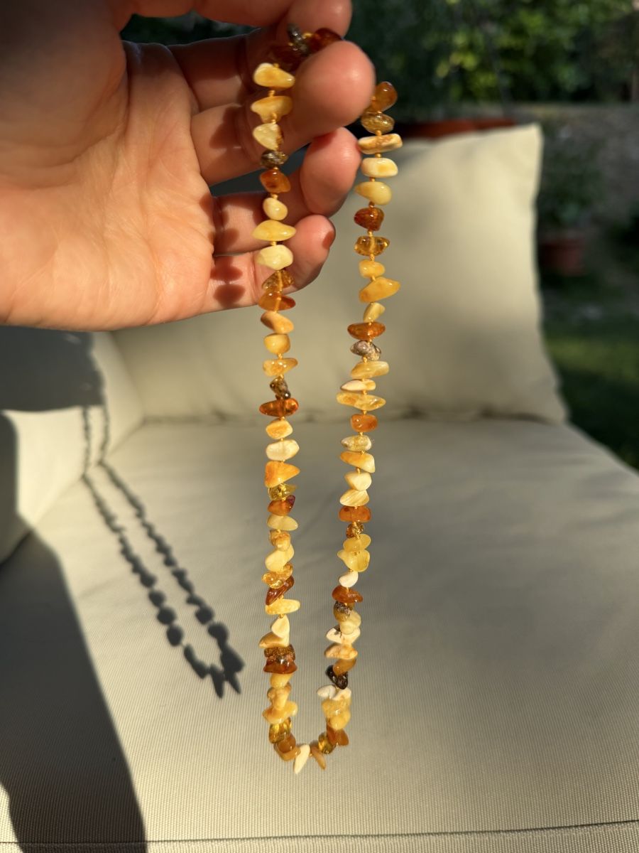 Ketten: Amber necklace mixed colors - new – Neu und originalverpackt aus Corsier GE von Karol_save_planet 1