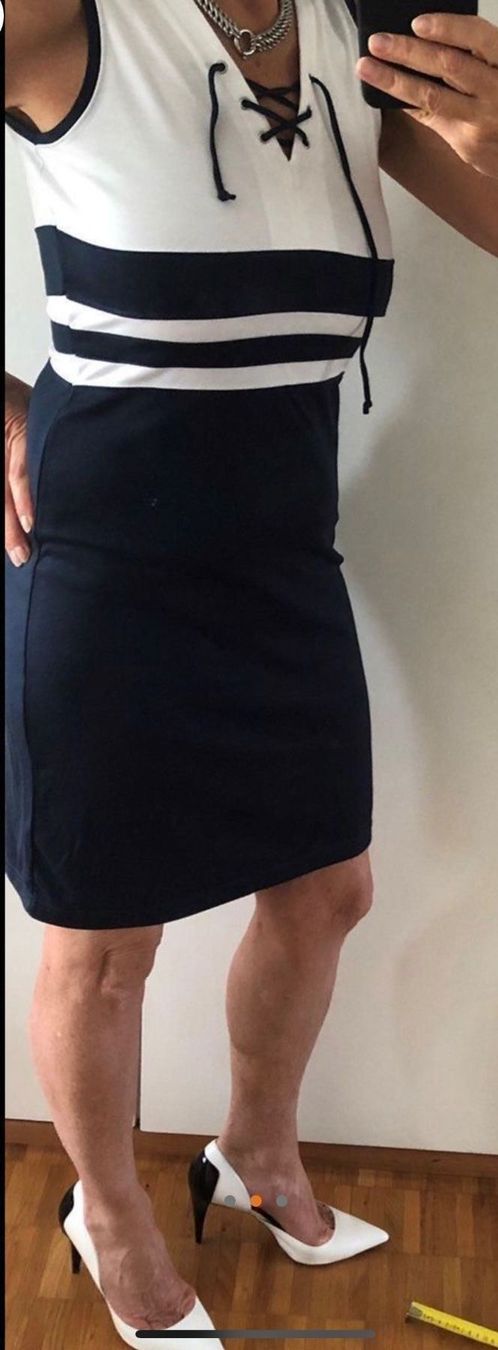 Kleider: KLEID Sommerkleid Blau-Weiss – Neu (gemäss Beschreibung) aus Adliswil von Majeska 1