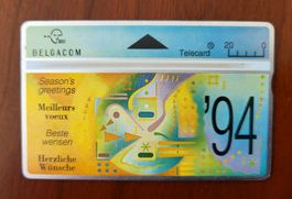 Telefonkarte Belgacom Neujahr '94, Belgien 1994