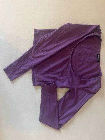 Lila Langarmshirt Grösse S von Tally Weijl - Frühlings-Sale!