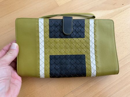 Bottega Veneta Clutch multicolore pelle Intrecciato