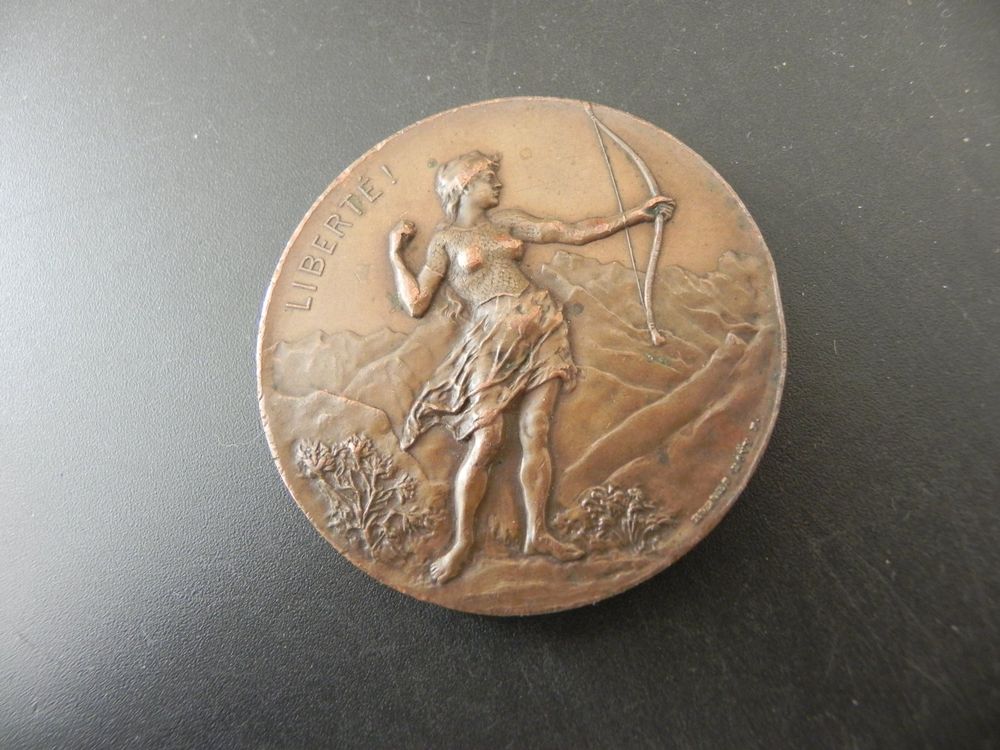 Médaille De Tir Française - Forme Octogone - Superbe état - Pièce De Collection