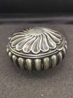 Jugendstil versilberte, vergoldete Pillendose um 1900j Top