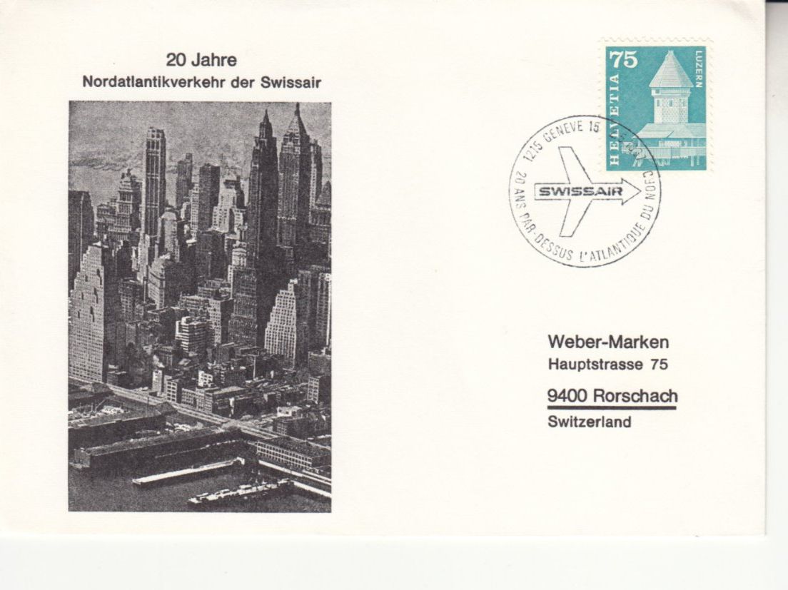 Tutti i francobolli: SLH SF 67.1b Genf - New York – Usato da Bürglen TG venduto da StampGraf