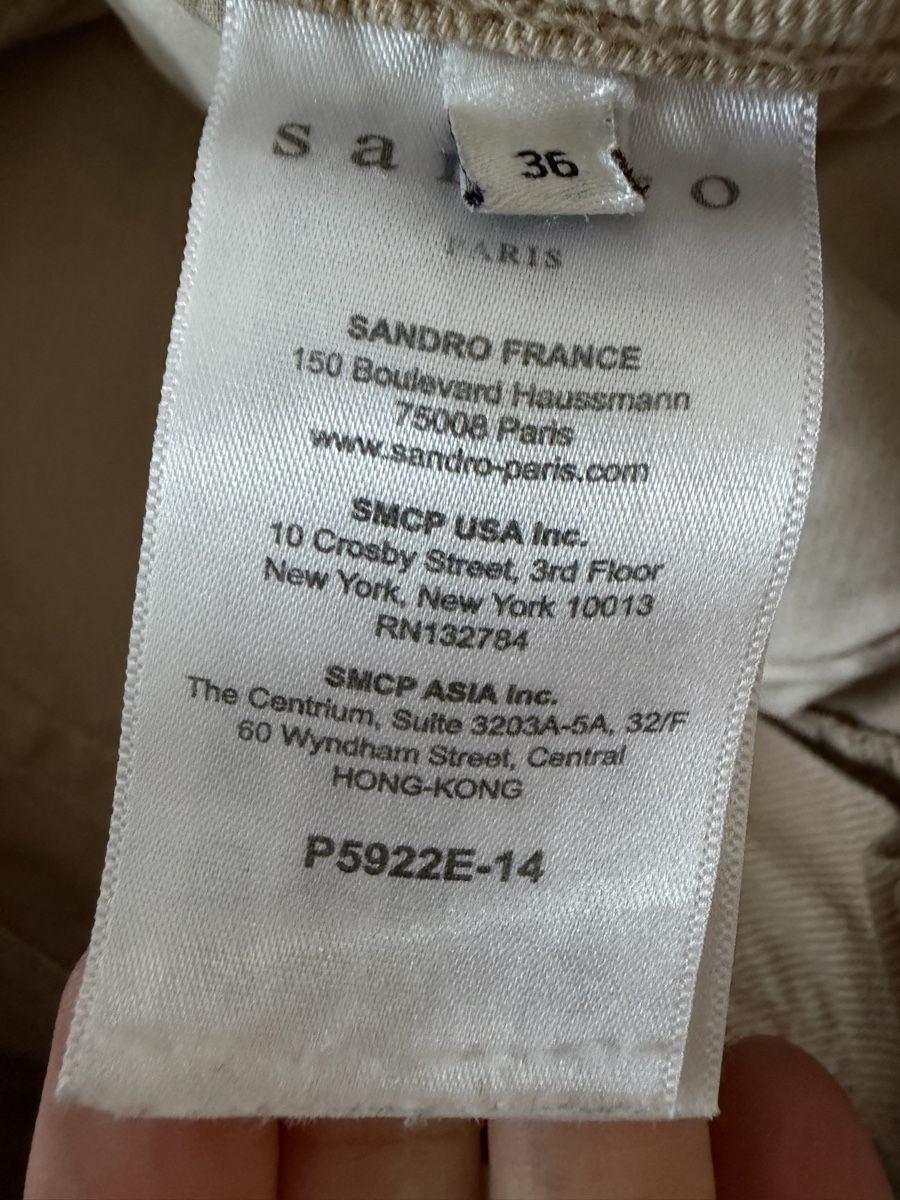 Sandro Jeans: Jeans Beige SANDRO Tg 36 come nuovi – Usato da Castel San Pietro venduto da mih_l86g 6