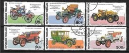 Togo Serie 1221 - 1226 Autos gestempelt 11.4. 1977