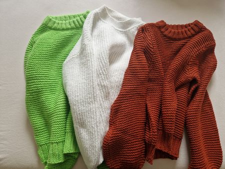Set of 3 ASOS Knit Sweaters 32