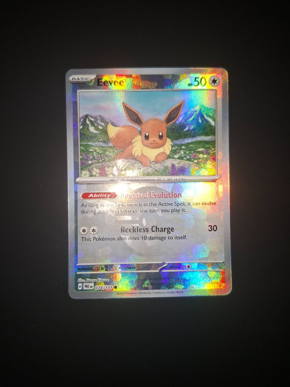 Pokémon Carte collezionabili: Eevee #074 Pokeball Prismatic Evolutions EN (PRE) – Usato da Biasca venduto da Sara_Poke123 2
