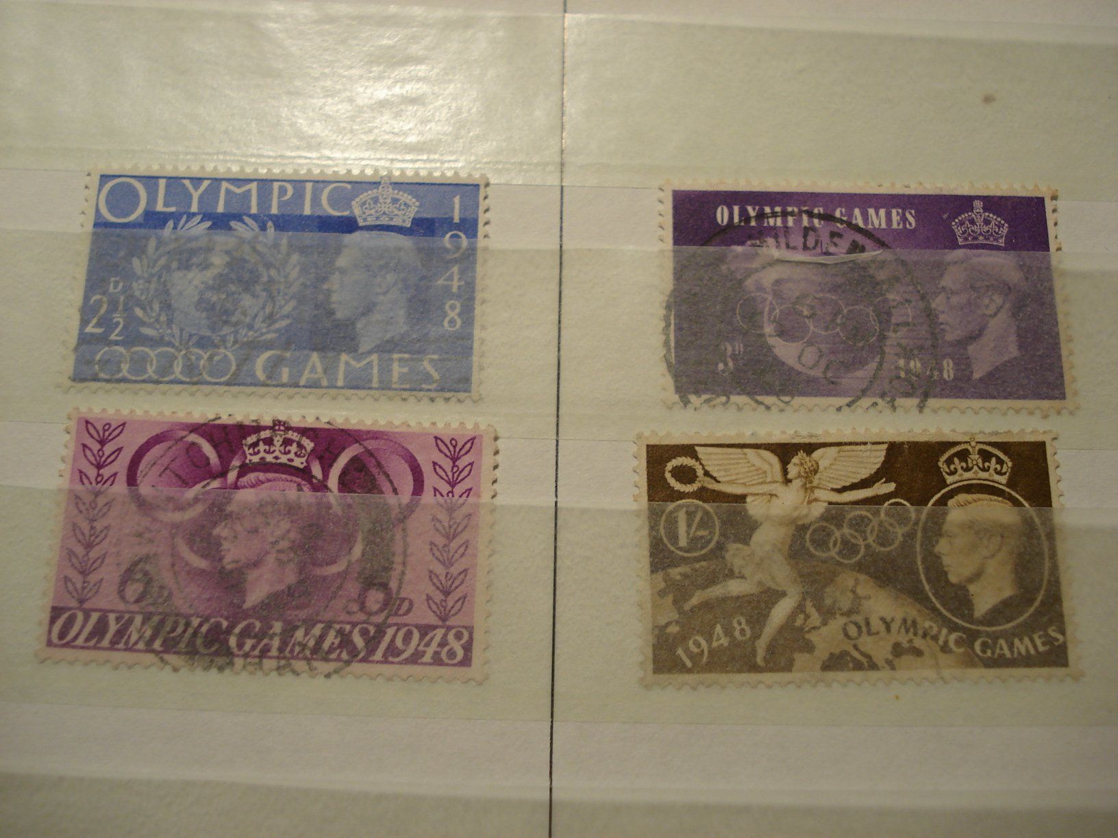 Tous les timbres: Grossbritannien, Satz 1948, Olympic Games o – D'occasion à Niederwil AG par morostahu